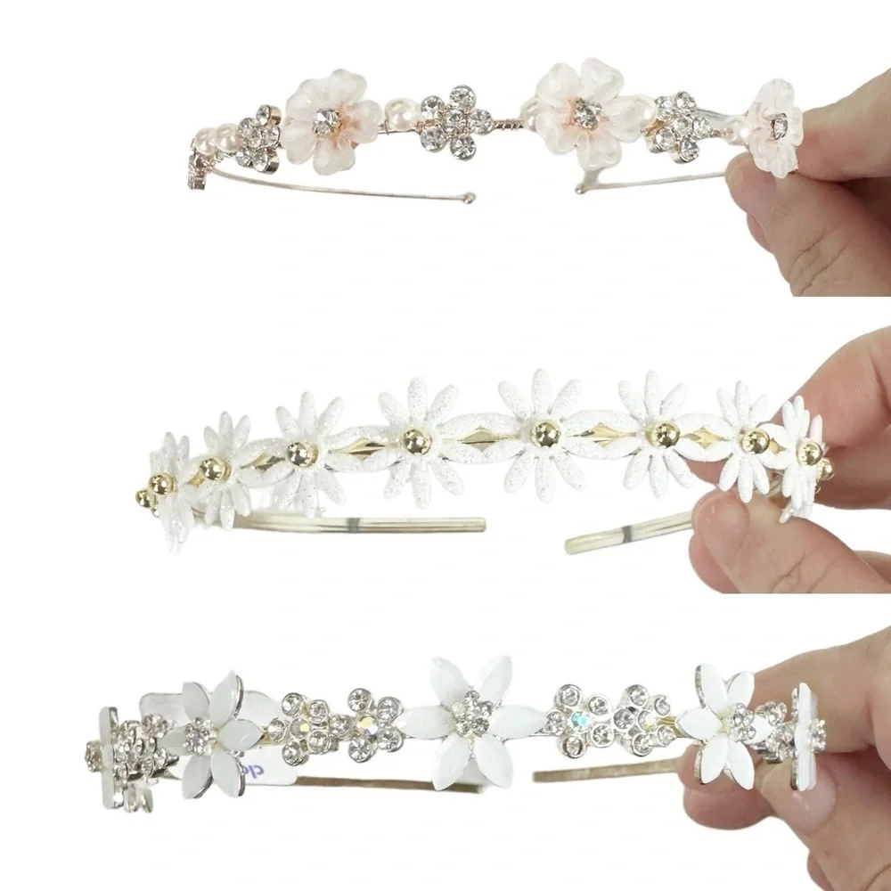 Pack of Three Claire's Floral Headbands